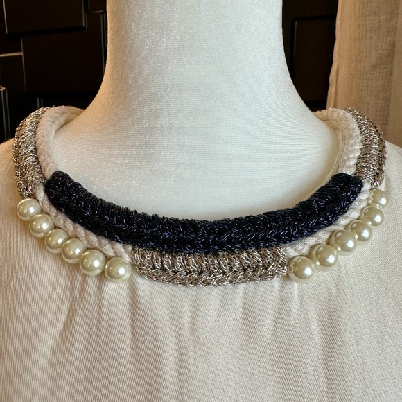 3.1 Phillip Lim 8 Sheath Dress cream/white pearls/embellished neckline - Picture 2 of 9